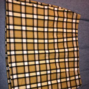 Yellow plaid Urban Outfitters skirt